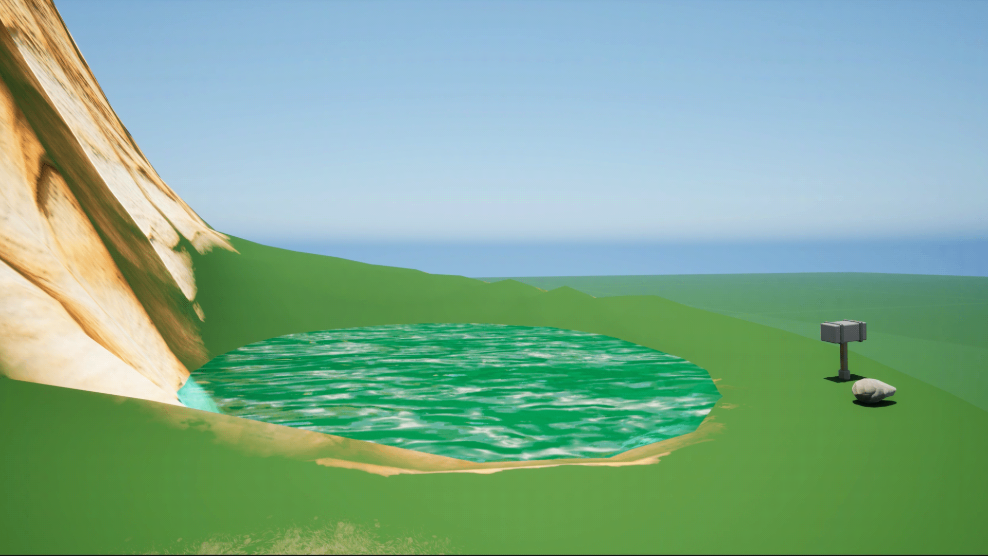 Cliff Object Throw