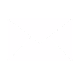 Simple black and white envelope icon representing email or mail.
