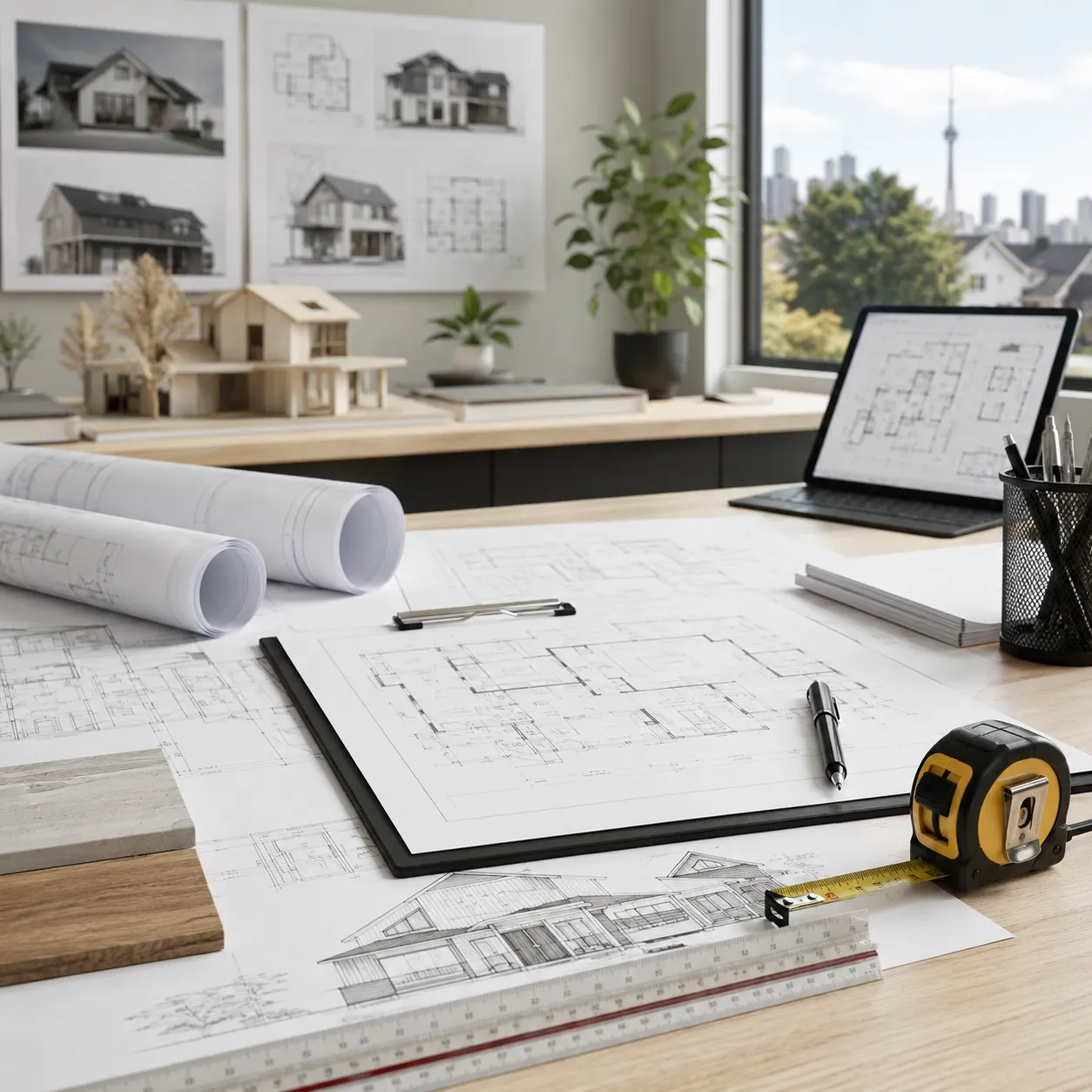 Building permit drawings prepared for Toronto and GTA municipal review