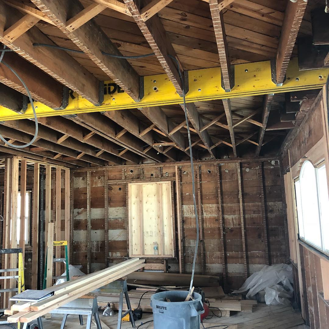 Load-bearing wall permit drawings and structural review for a Brampton home
