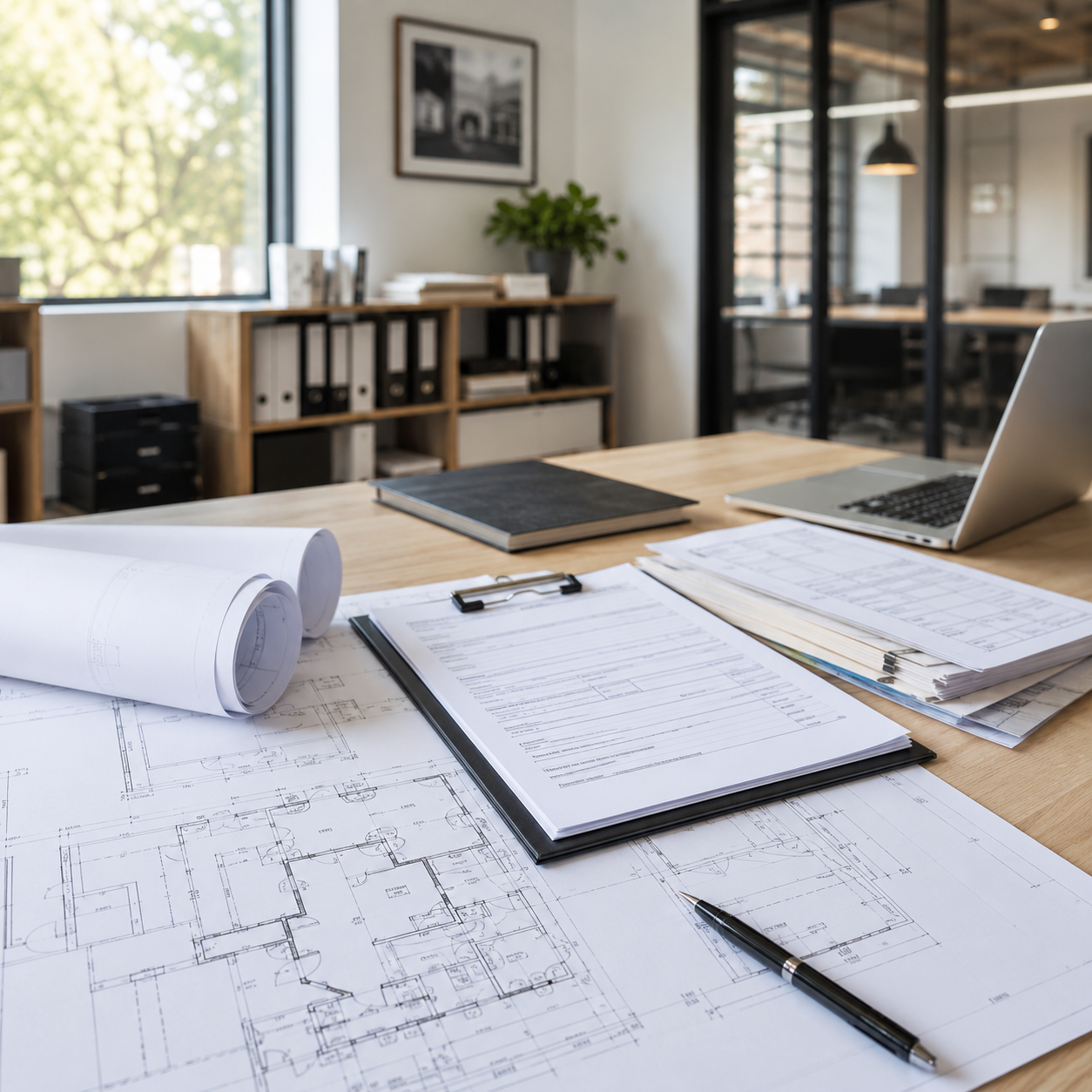 Building permit application documents and submission support for Brampton