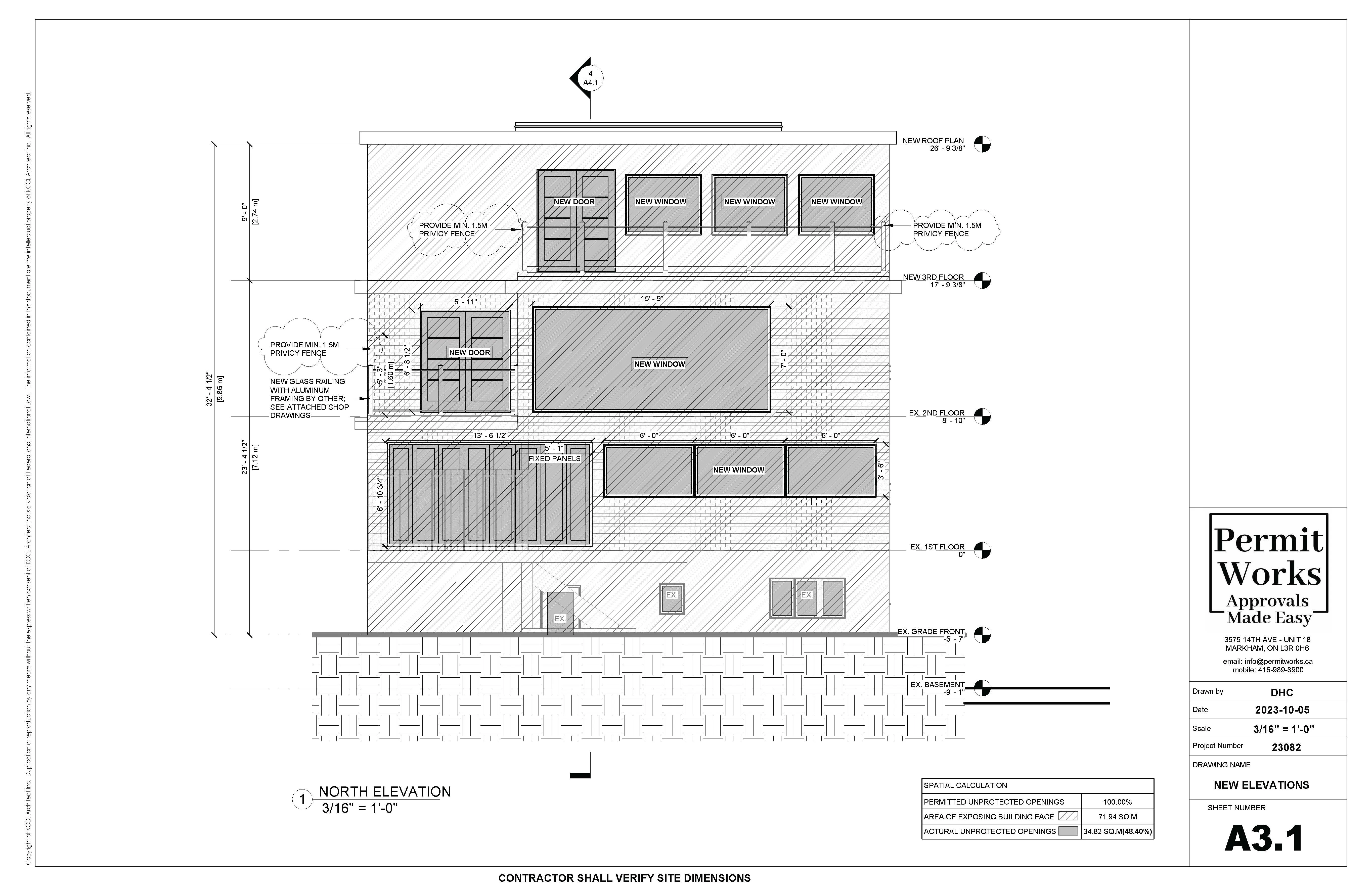 Home Addition Permit permit drawing example and code review