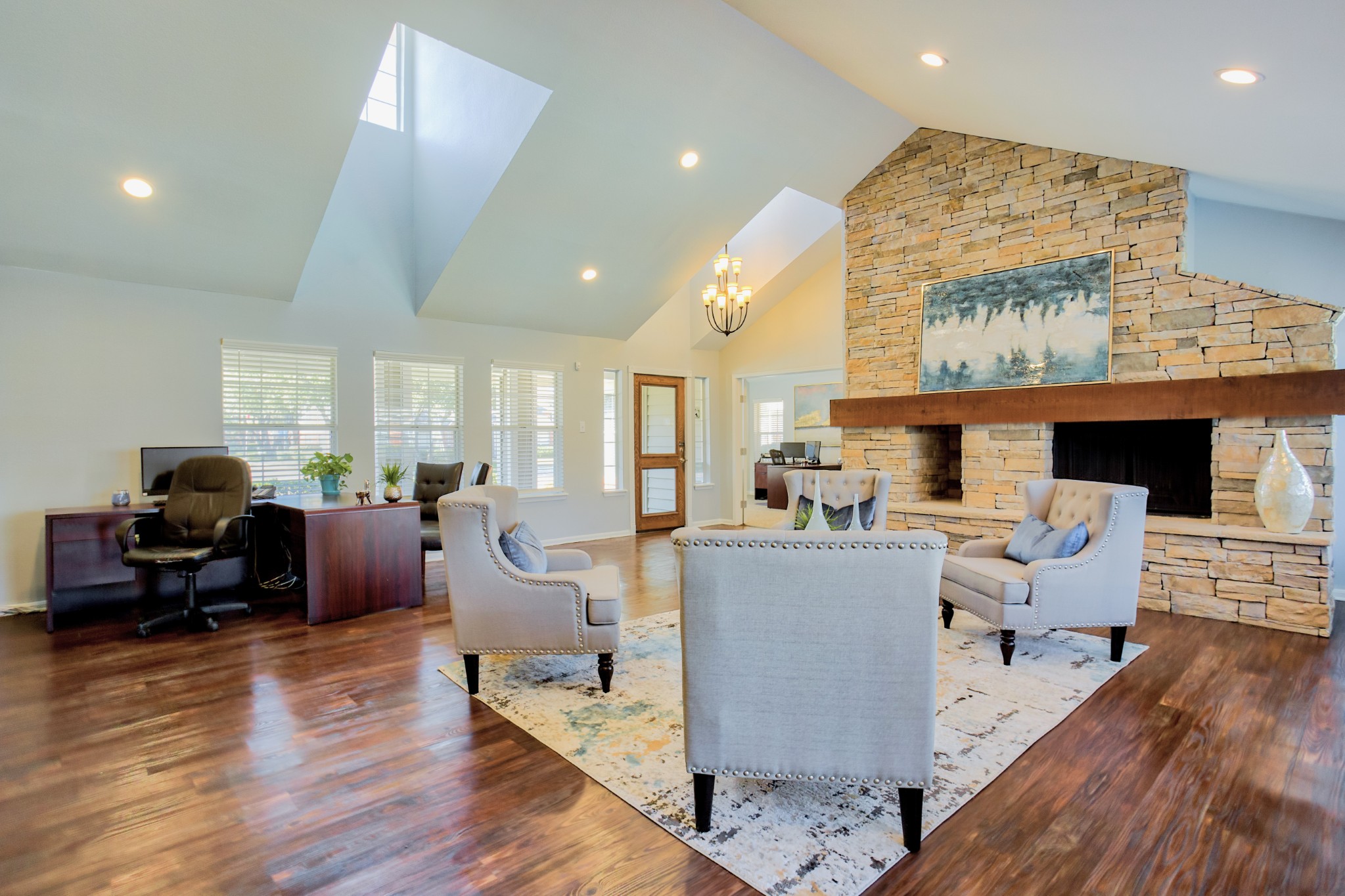 Clubhouse at The Trails of Valley Ranch in North Irving, Texas
