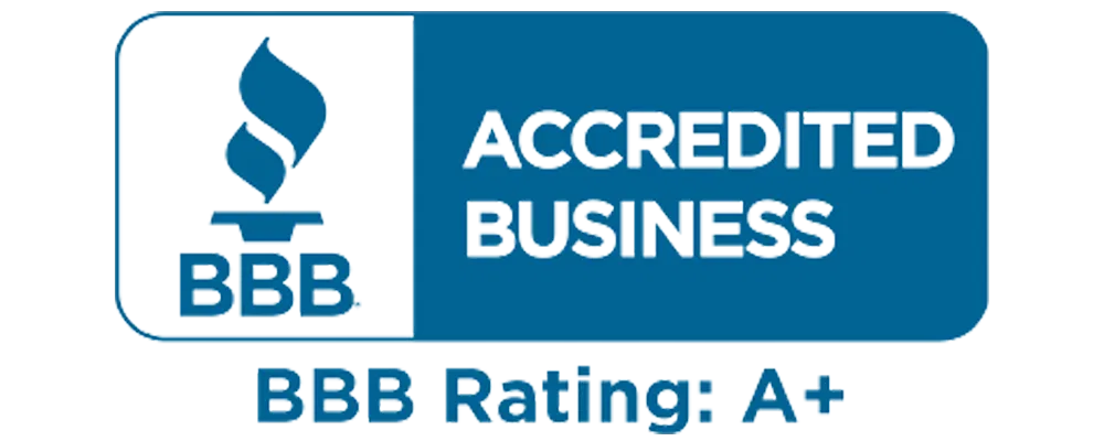 BBB A+ Accredited Business badge