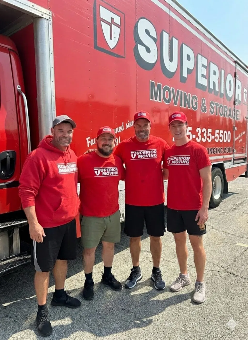 Our professional crew ready for a South Jersey relocation