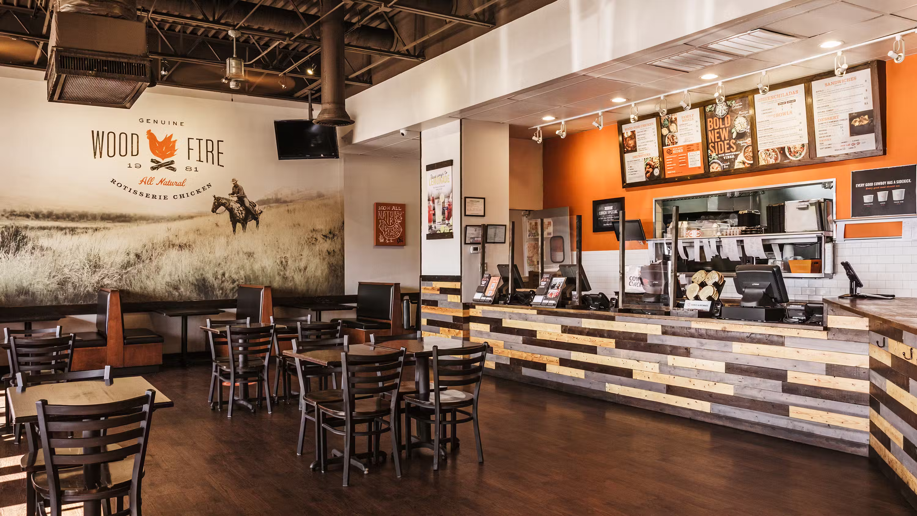 Cowboy Chicken restaurant design