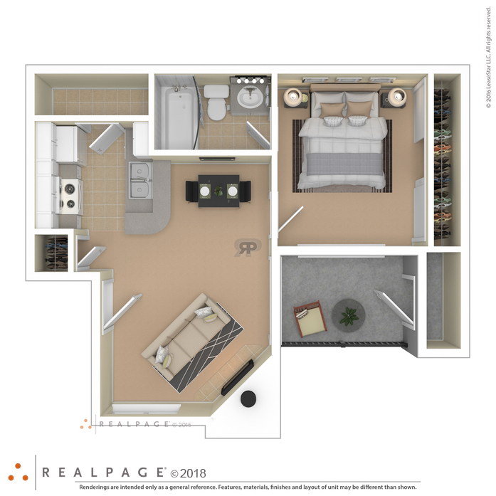 1 bedroom