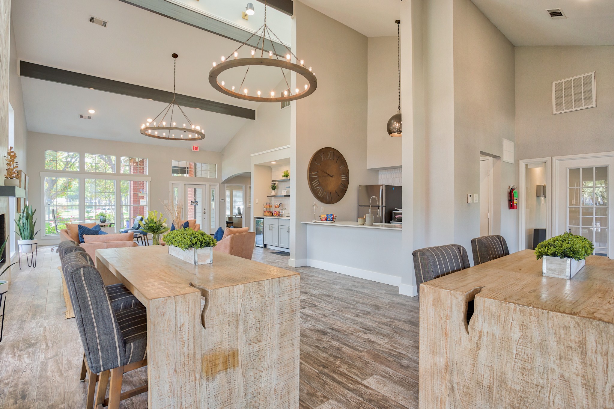 Clubhouse Interior at The Trails Apartments in Arlington, Texas