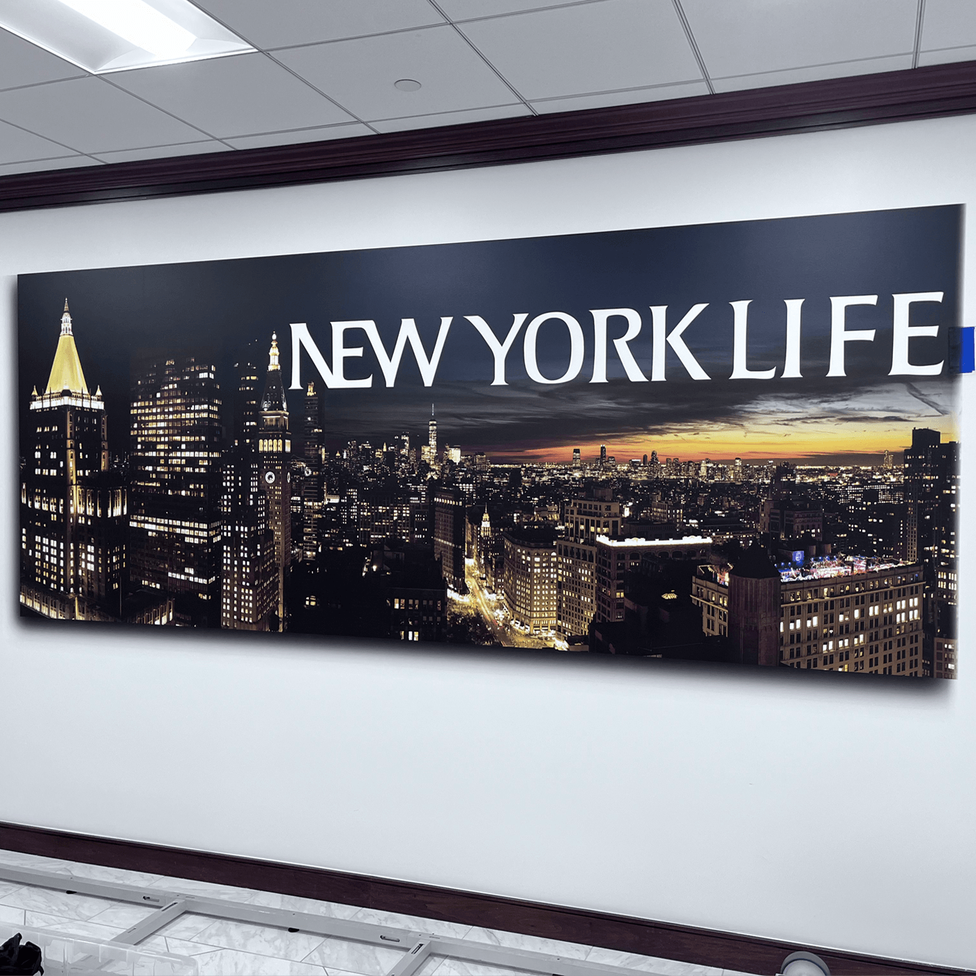 wall art of the new york skyline