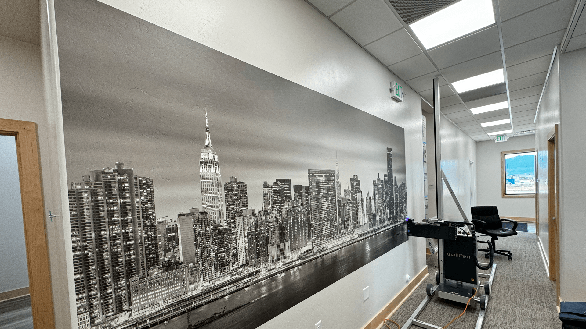image of new york skyline wall art
