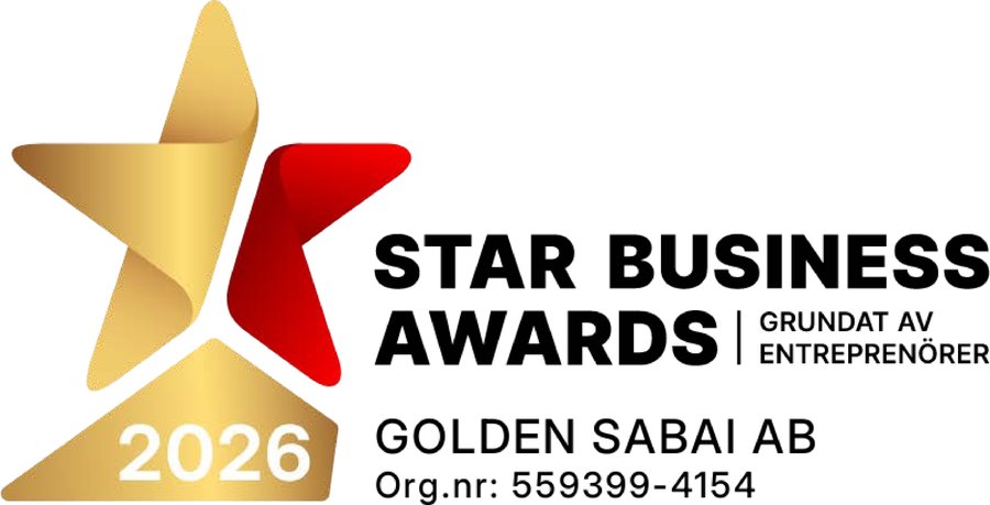 Star Business Awards 2026 — Golden Sabai AB