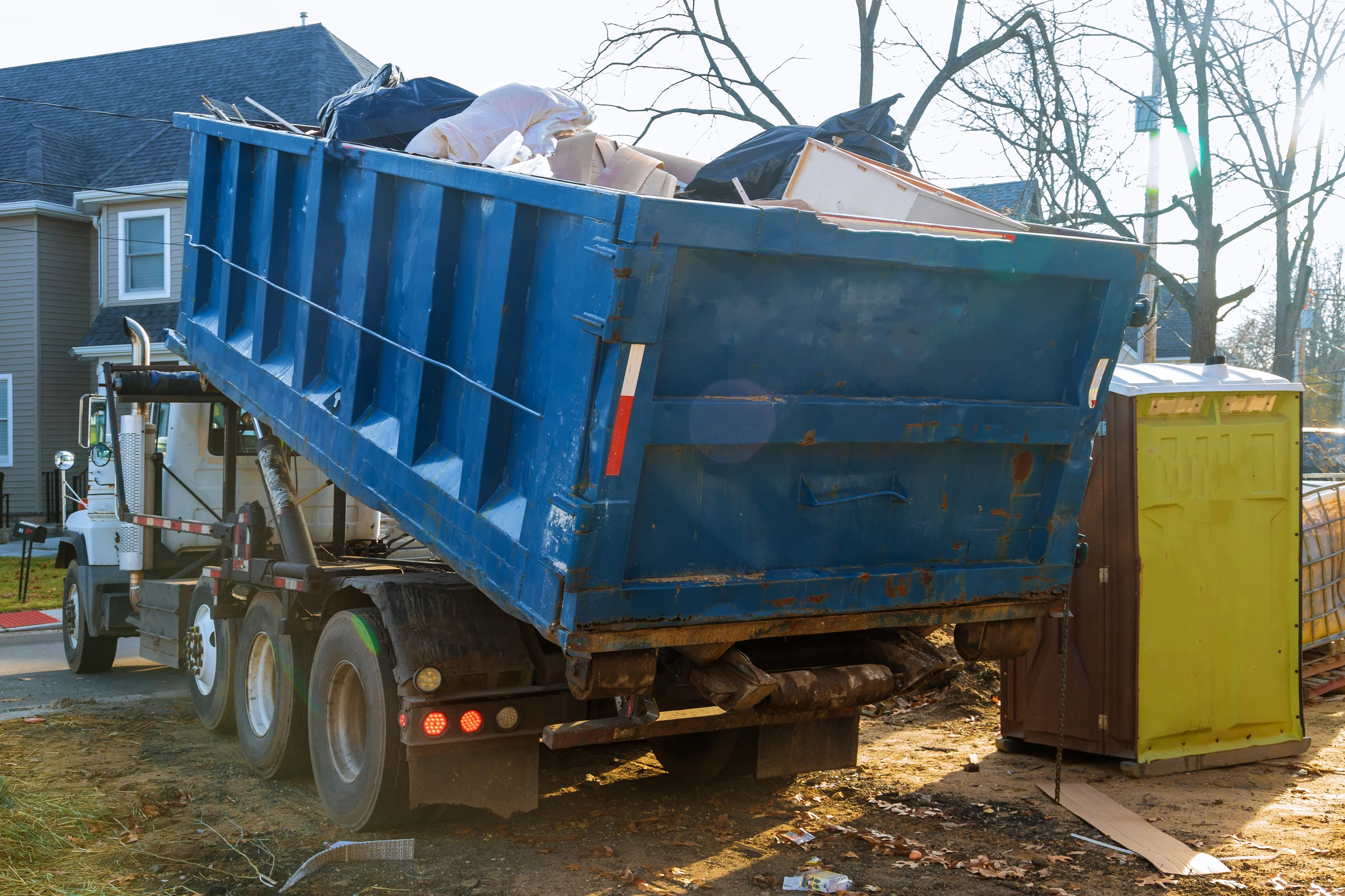 Blue Dumpster 2