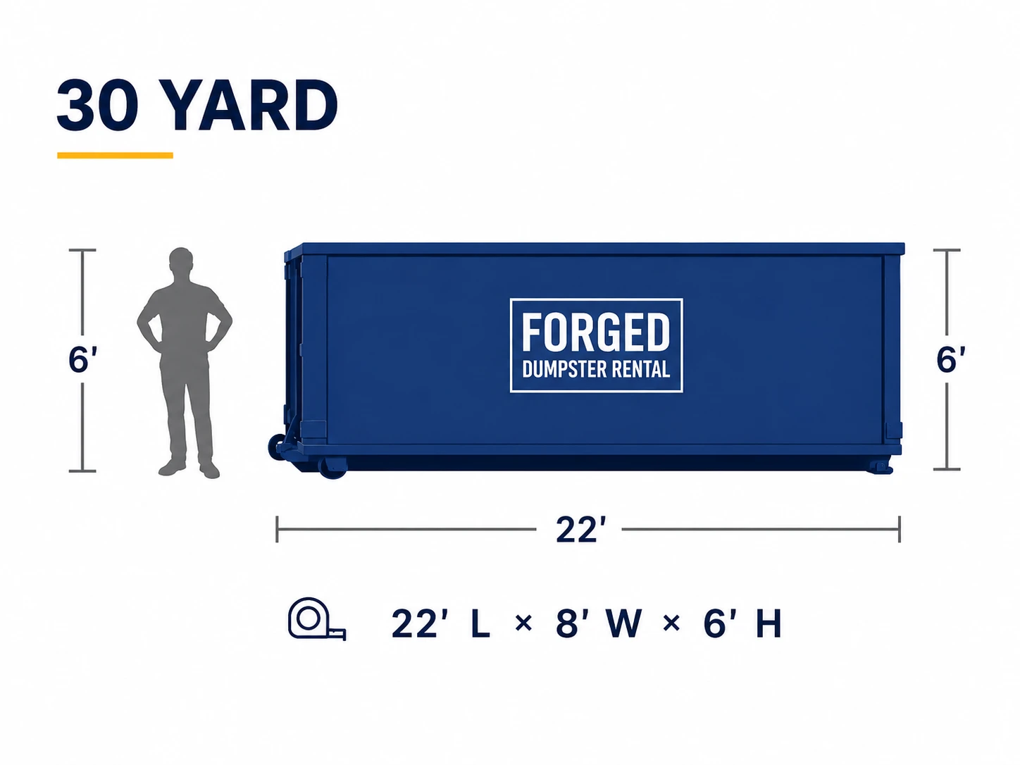 30 yard roll-off dumpster