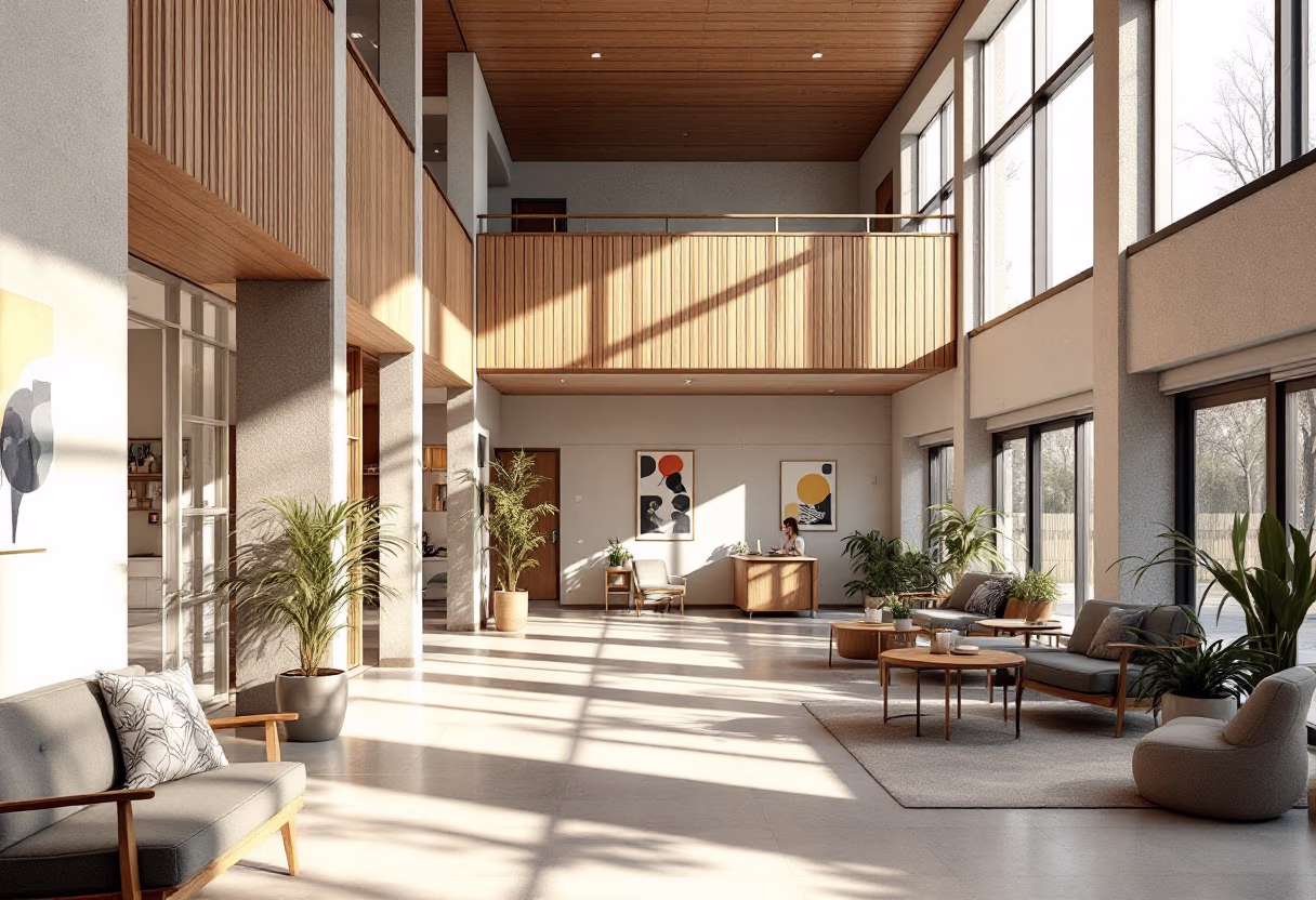 image of school reception area