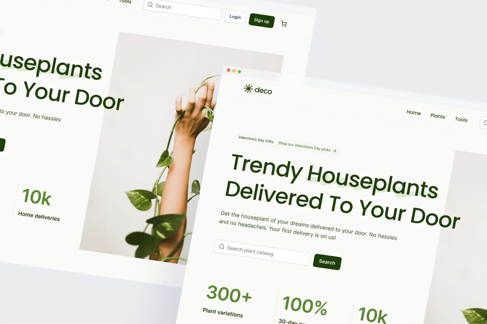 Deco product page design
