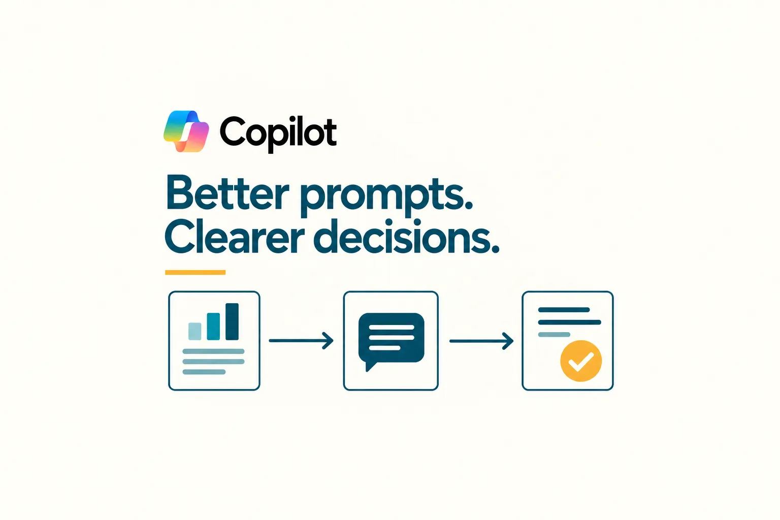 Copilot: better prompts and clearer decisions, from evidence to a recommendation