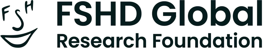 FSHD Global Research Foundation logo with stylized flag and text.