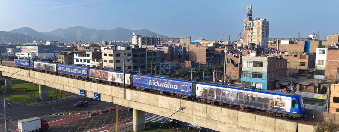 ¡Indurama brandea la Línea 1 del Metro de Lima!