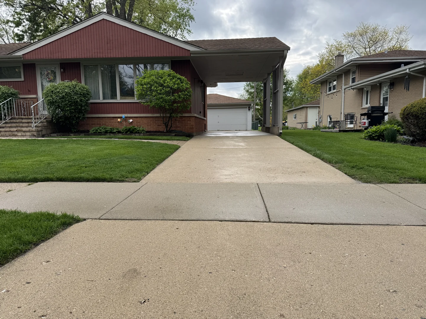 Completed exterior cleaning result by Firehose