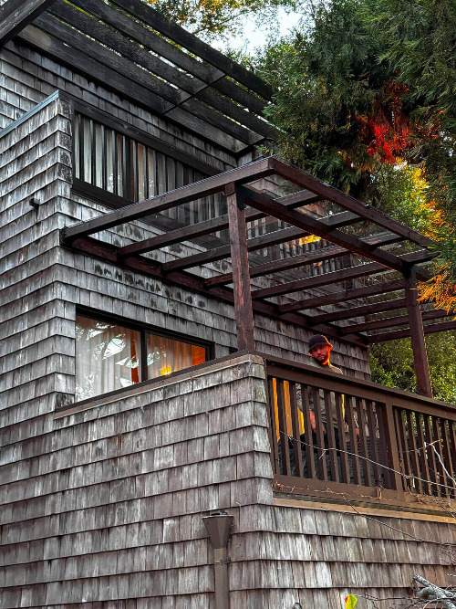 Custom backyard pergola with a natural wood design in Berkeley, California