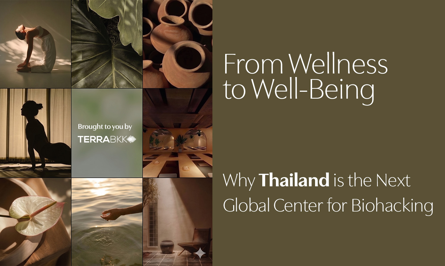 From Wellness to Well-Being: Why Thailand is the Next Global Center for Biohacking