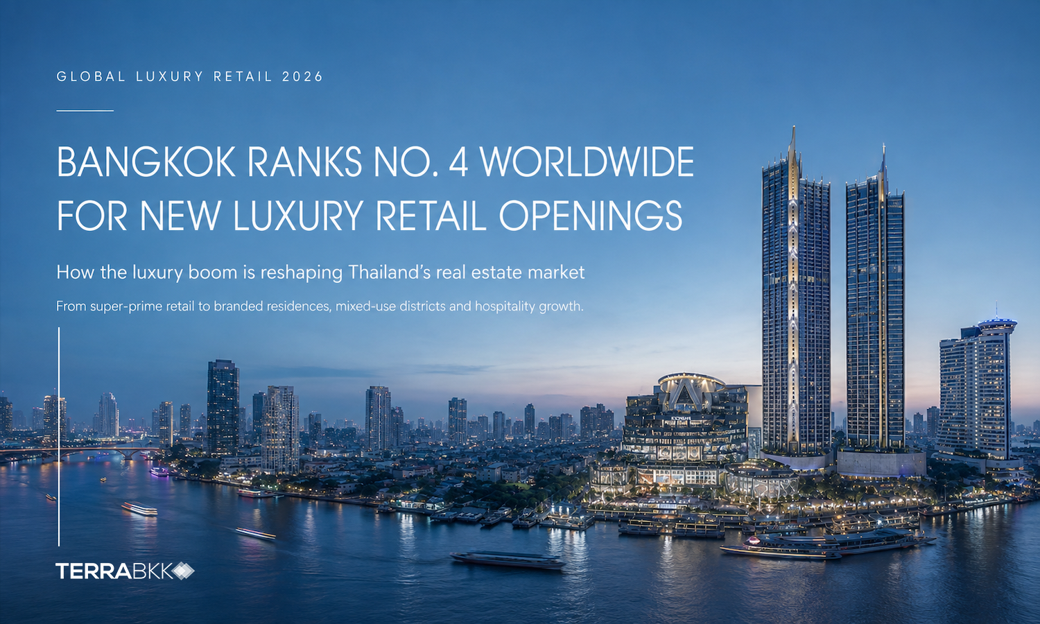 Bangkok Ranks Among Top 4 Global Luxury Cities: How Is It Driving Thailand’s Real Estate Sector?