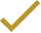 Simple yellow check mark symbol on white background.