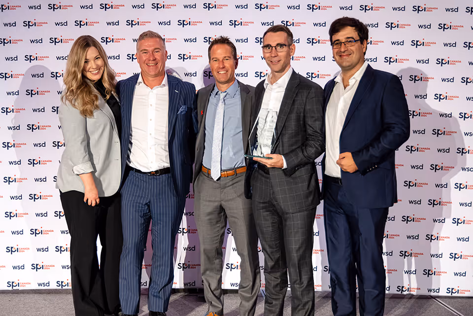 Best Client Service Award winner at SP Intelligence Canada 2024.