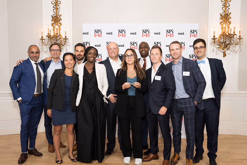 Best Client Service Award winner at SP Intelligence Canada 2023.