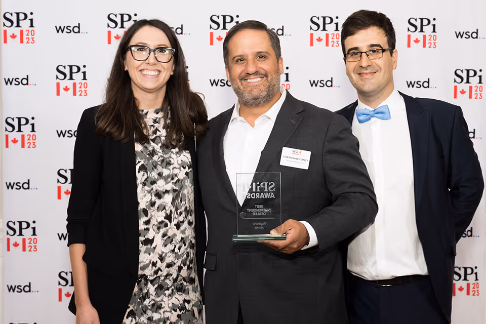 Best Independent Dealer Award winner at SP Intelligence Canada 2023.