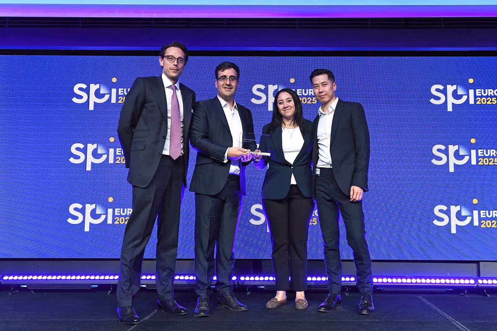 Best Structuring Award winner at SP Intelligence Europe 2025.