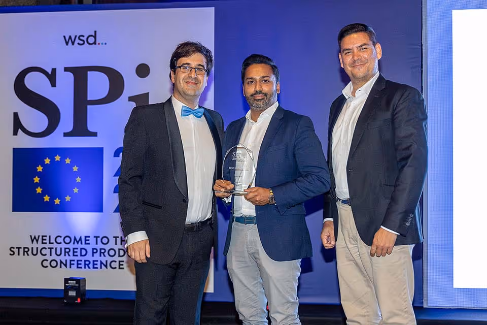 Best Swiss Issuer Award winner at SP Intelligence Europe 2024.