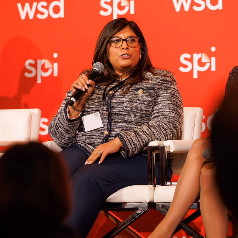 Rachna Patel, Executive Director, Wealth Solutions Group at CIBC Capital Markets speaking during a panel at SPI Canada 2025, the Structured Products Conference.