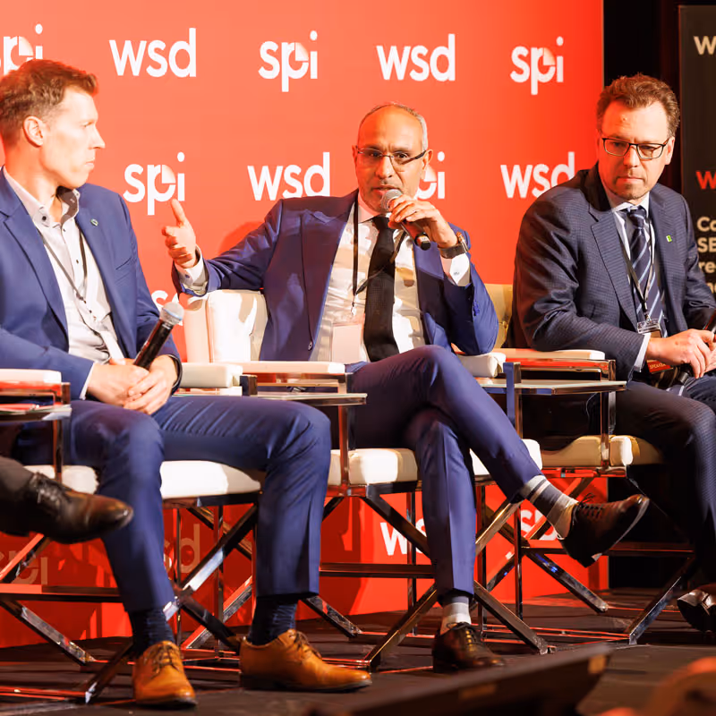 Kashif Saya, Managing Director, Structured Solutions Group at National Bank of Canada speaking during a panel at SPI Canada 2025, the Structured Products Conference.