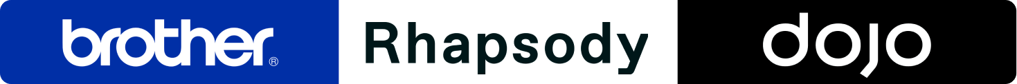 Brother, Rhapsody, and Dojo Films logos displayed together