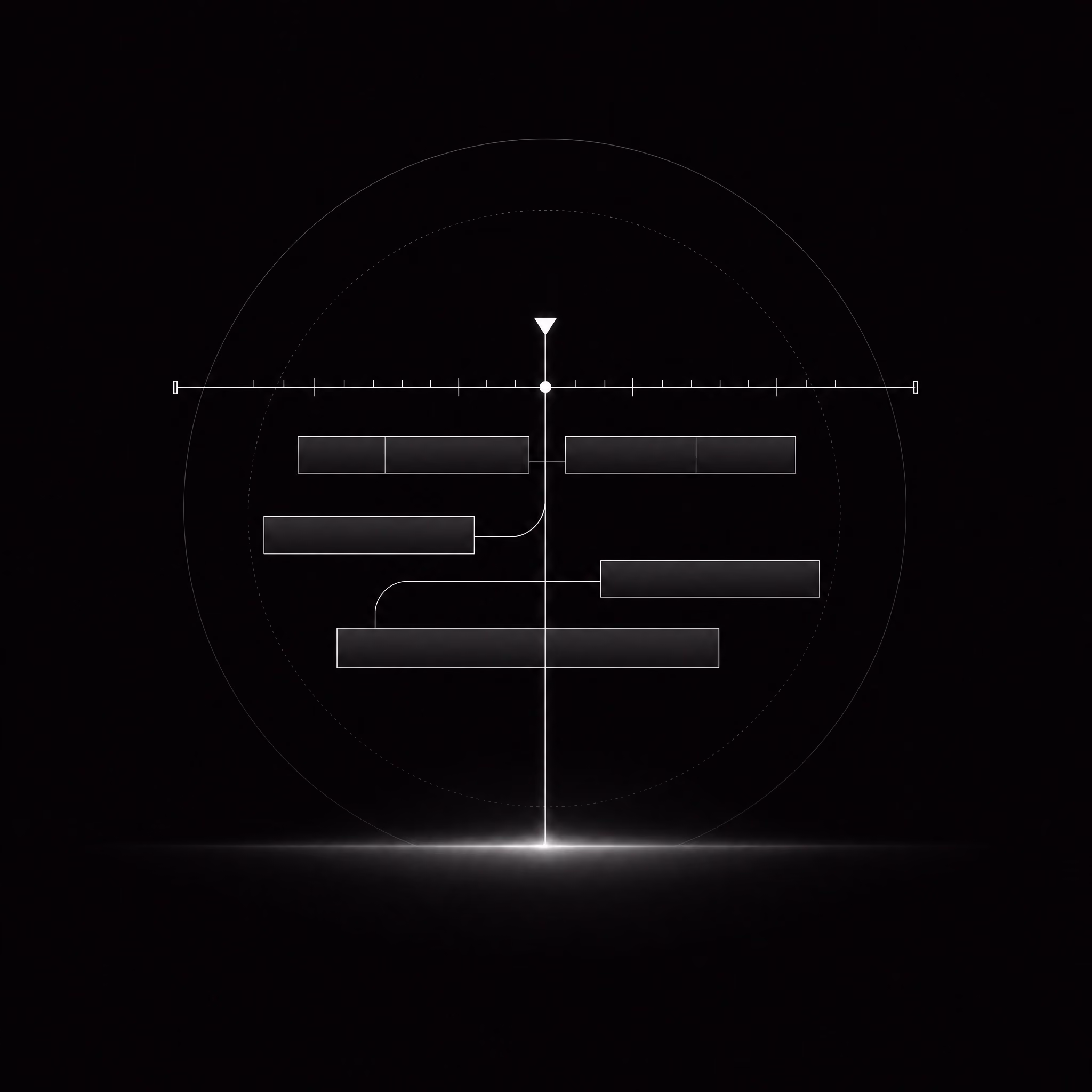 Minimalist line icon representing the post-production phase of Dojo Films' production process