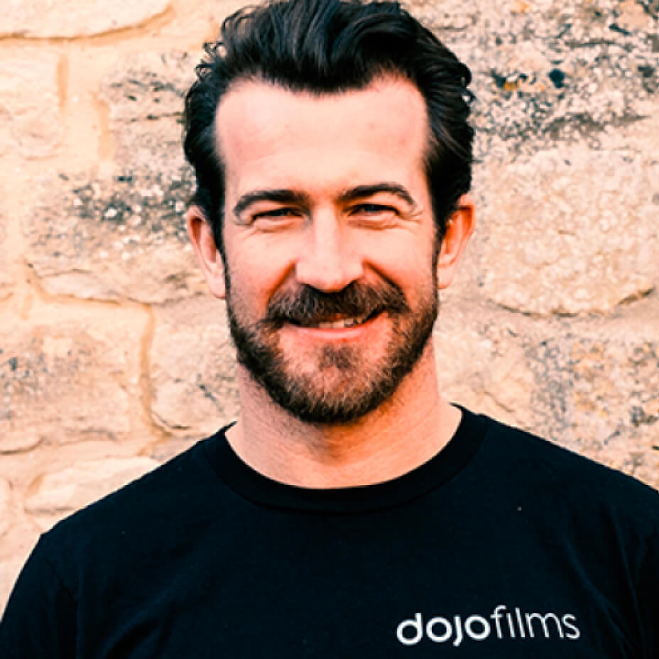 Headshot of Sam Ramsden, Co-Founder & Managing Director at ShowUp and Dojo Films collaborator