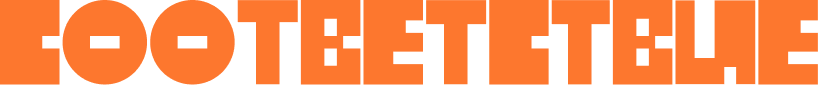 Bright orange abstract horizontal pattern with geometric shapes on black background.