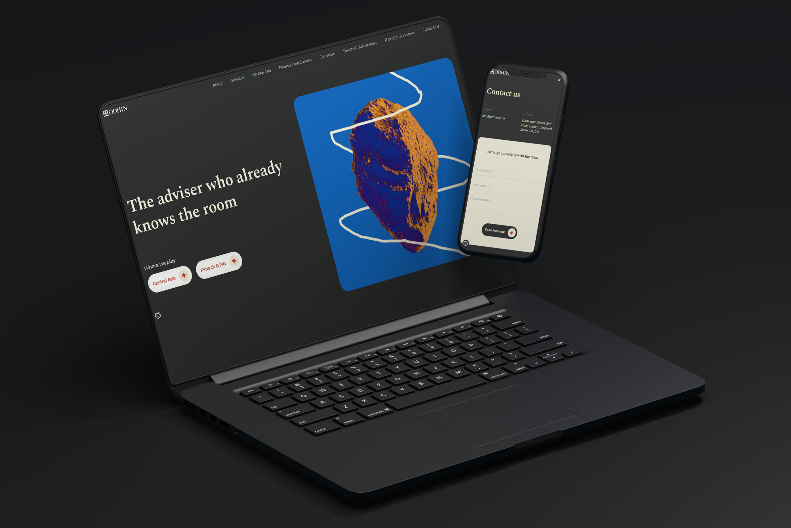 Figma to Webflow Development with CMS & Localization – Corporate Website for Odhin thumbnail