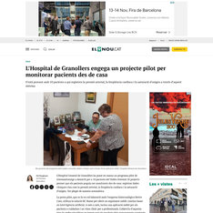 L'Hospital de Granollers posa en marxa un projecte pilot de seguiment dels pacients des de casa