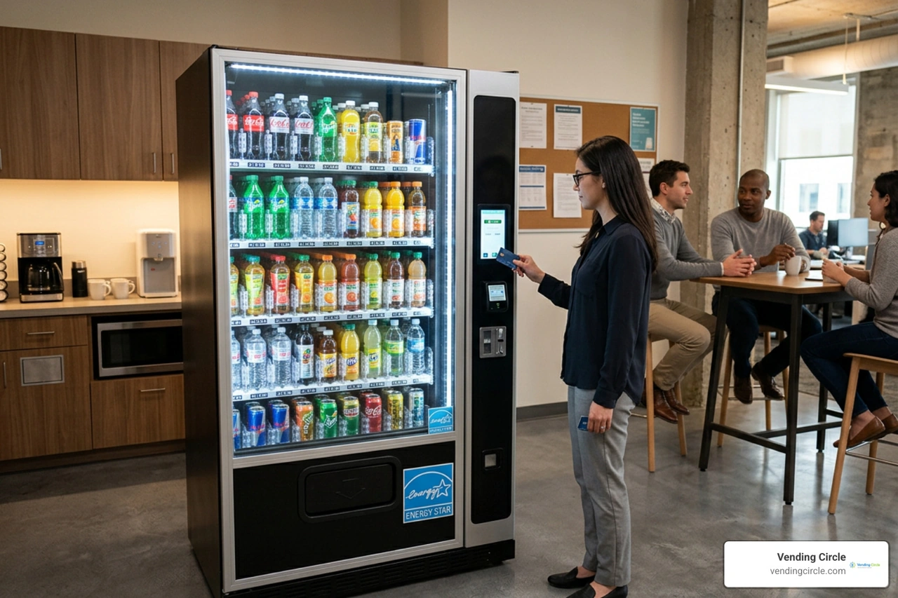 ENERGY STAR certified glass-front vending machine
