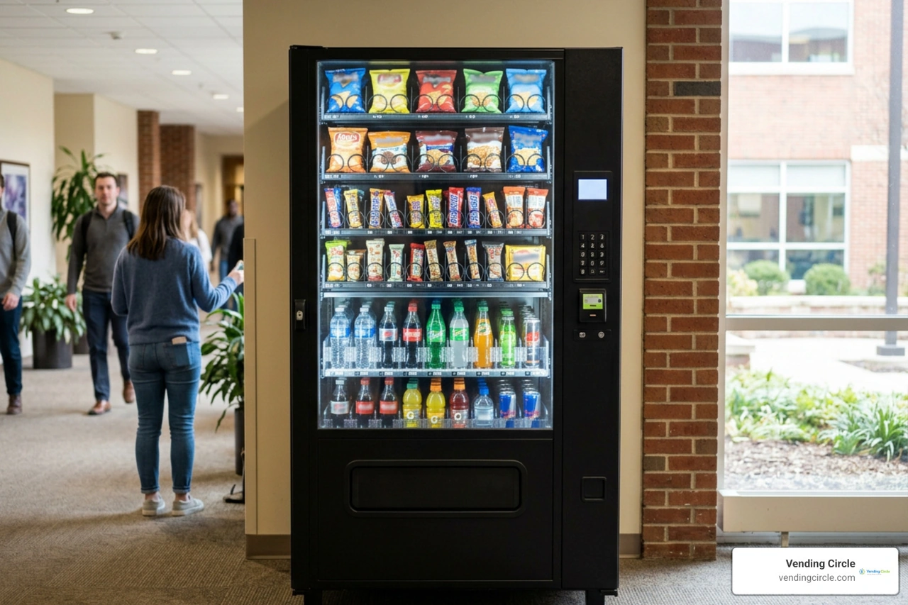 Commercial snack and cold drink combination vending machine with glass front Commercial snack and cold drink combination vending machine with glass front