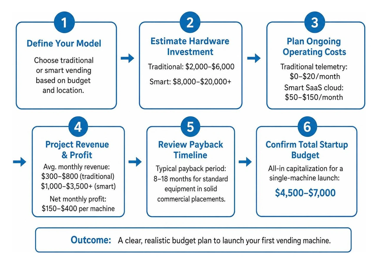 Step by step startup budget allocation process