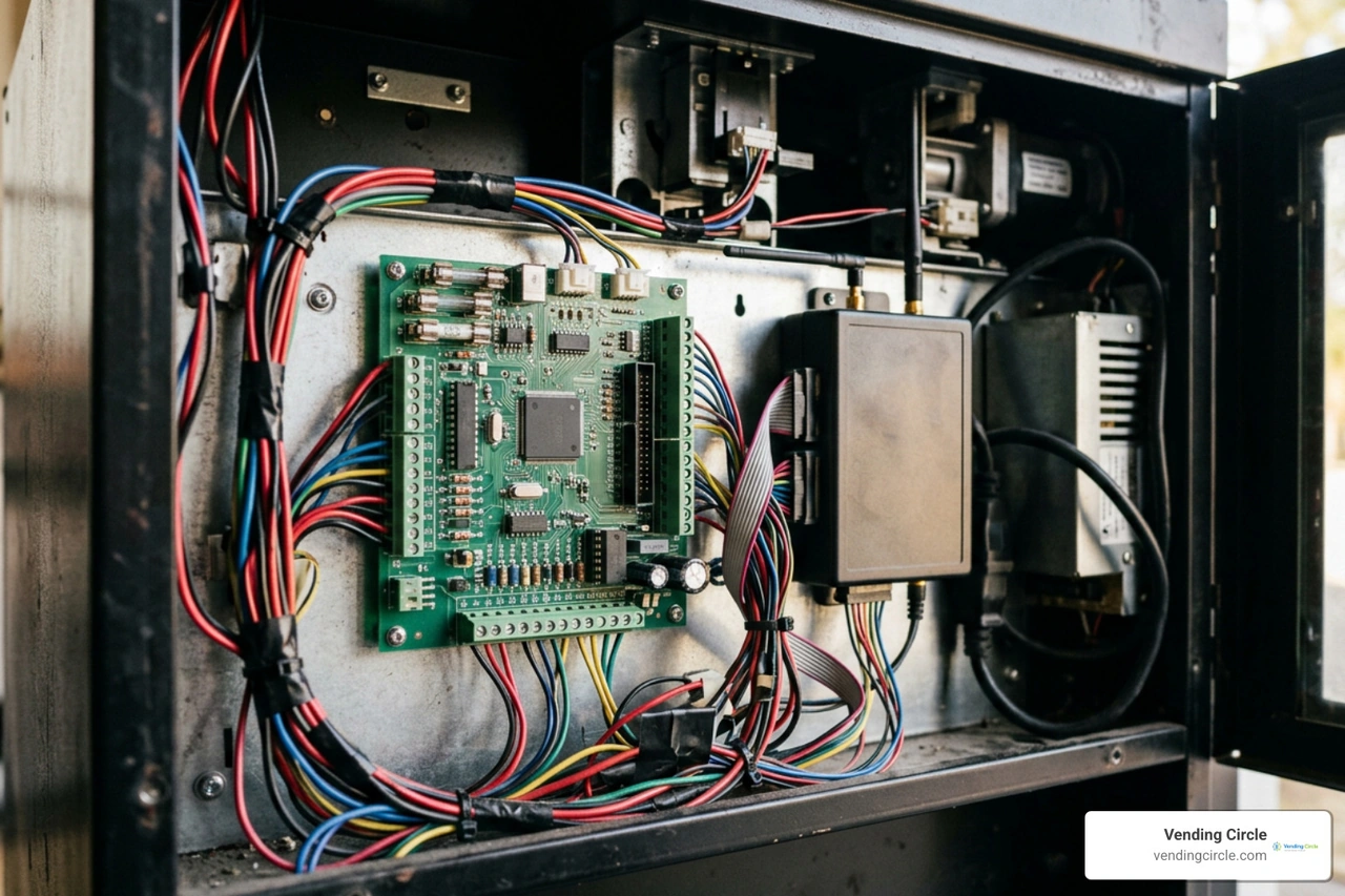 internal vending machine controller and telemeter wiring internal vending machine controller and telemeter wiring