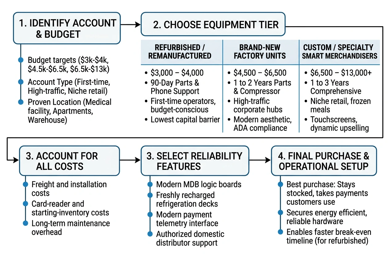 Wholesale equipment selection process Wholesale equipment selection process