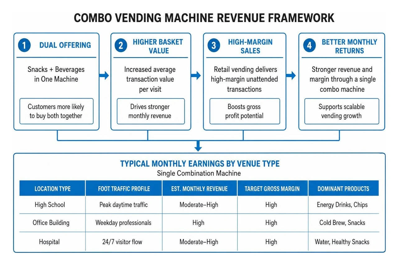 combo vending machine revenue framework combo vending machine revenue framework