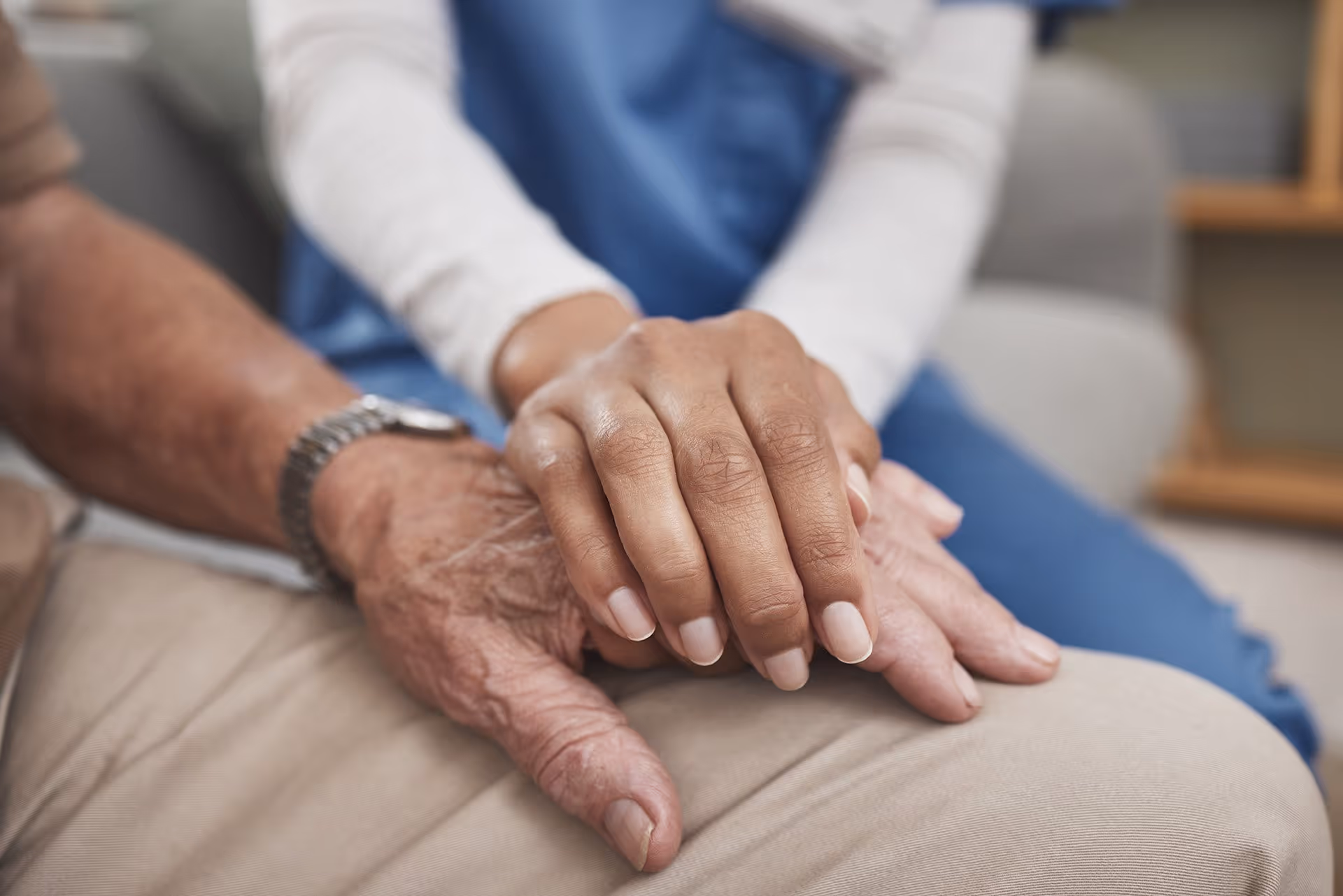 Holding hands
