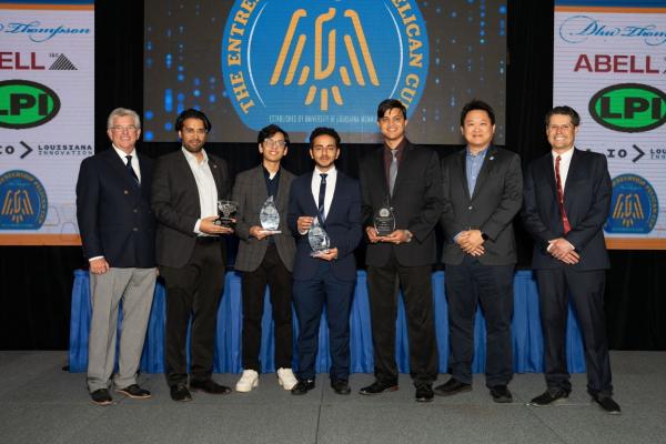 The LSU New Orleans Pelican Cup teams with their advisors