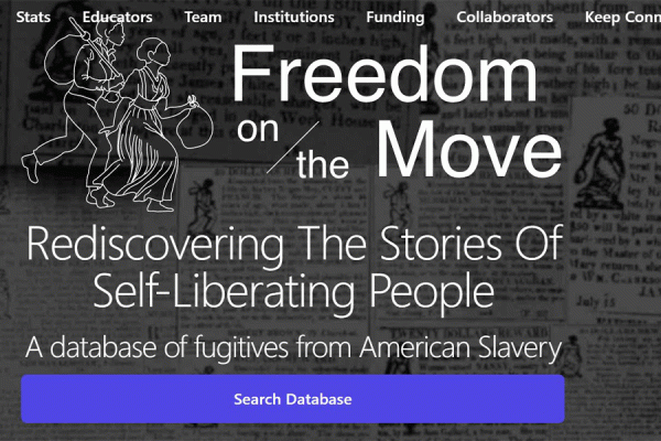 Freedom on the Move database earns 2023 Digital Humanities Award from the Louisiana Endowment for the Humanities. UNO history professor Mary Niall Mitchell is a lead historian for the database.