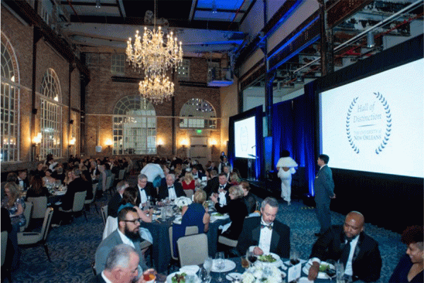 The University of New Orleans celebrated honorees during a black-tie event on Saturday, Jan. 21, at the NOPSI Hotel in New Orleans.